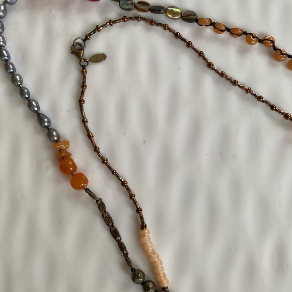 Silpada Multi Stone Beaded Necklace 50” inches long N2421 - Picture 7 of 9